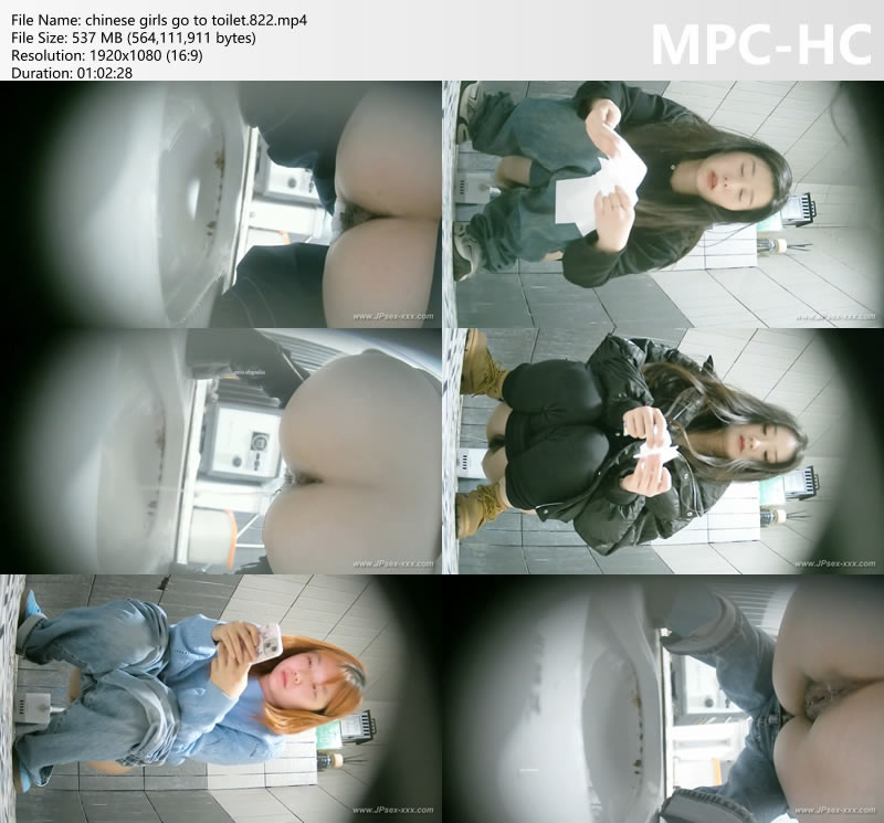 chinese girls go to toilet.822